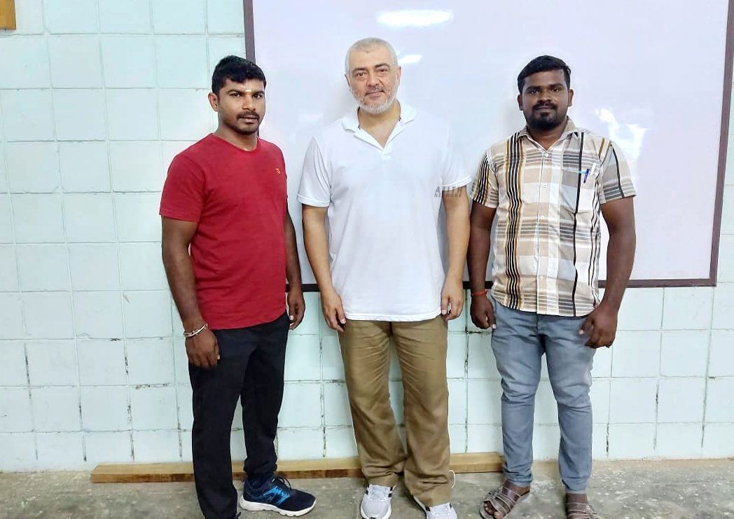 RT @ajithism_offl: Latest Snap Of Our Thala #Ajith sir!

Pic : @TeamAKnetwork 
#Ajithkumar #Valimai https://t.co/mKxW2A58tD