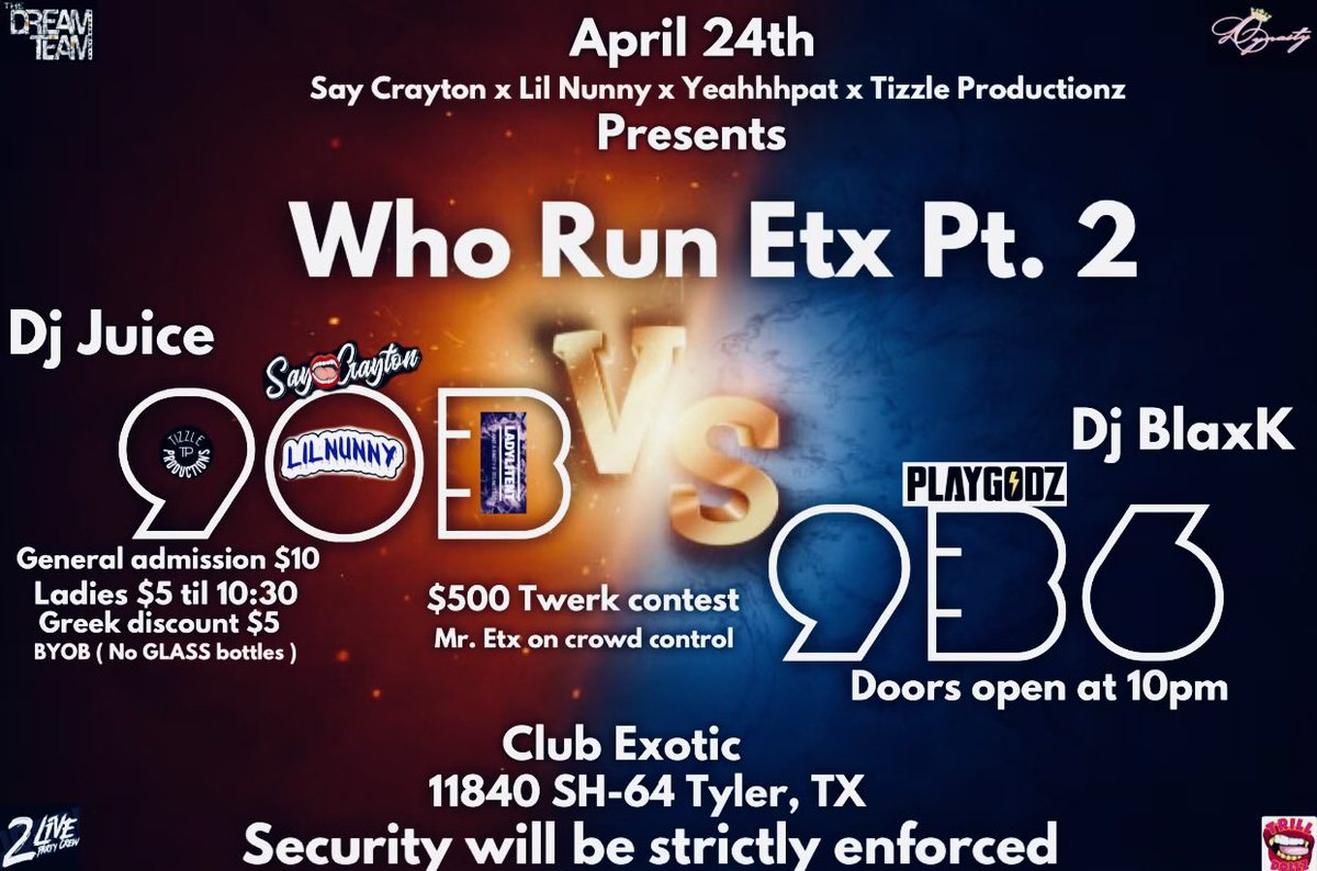 KrisRokkk's tweet photo. We Bringing The City Out For This Play🗣

#WhoRunETX2😈 https://t.co/UnUJzL9qg1