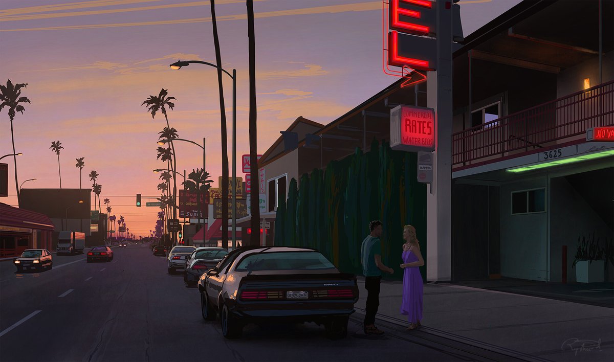 raphaellacoste's tweet image. on the road #drive #procreate #photoshop