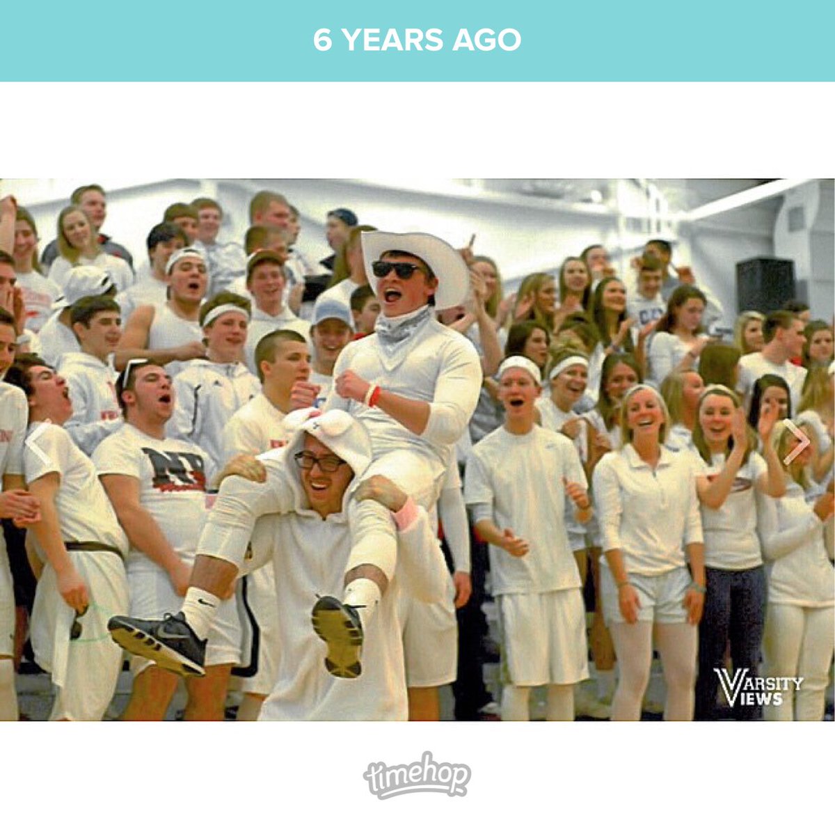 ChazHill22's tweet image. When I think of high school, this is one of the first images that comes to mind ⁦⁦@itdoesntMATTerK⁩ ❤️