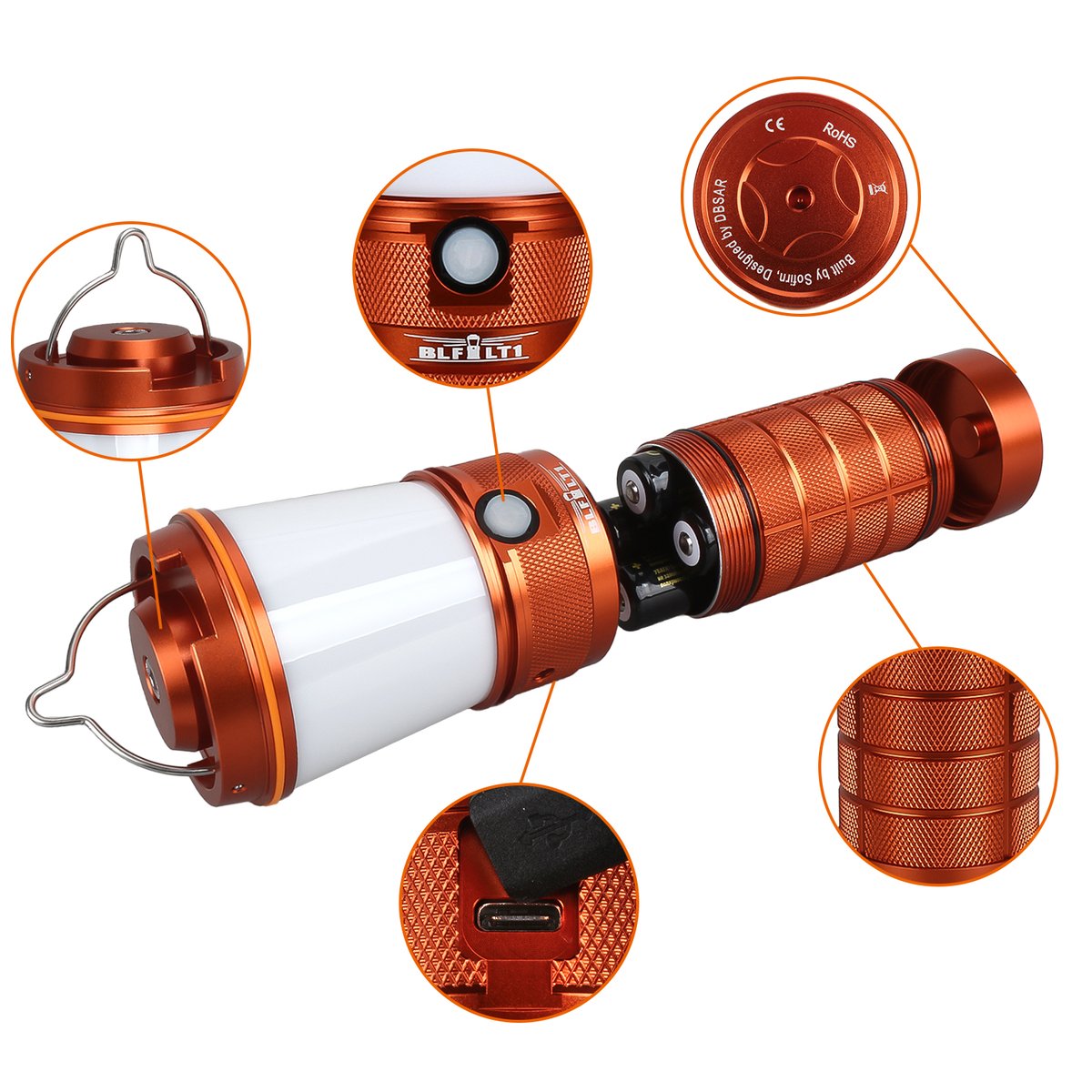 Sofirnflashlig1's tweet photo. The camping lantern with orange color is coming out, checking out the bright orange! #sofirn #sofirnflashlight #campinglantern #EDC #flashlight https://t.co/66yx7C8Svy