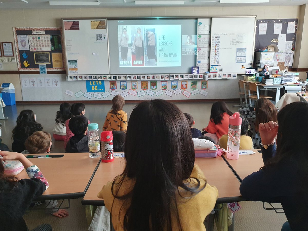 dianasuk's tweet photo. Virtual author visit with @Sukiestyles
The 3rd graders at GSIS got to meet a real author and hear Amanda's experiences as she brought Libra Ryan to life through her book. Can't wait to see what else is in store with #lifelessonswithlibraryan !! https://t.co/JlJKgaGcNv