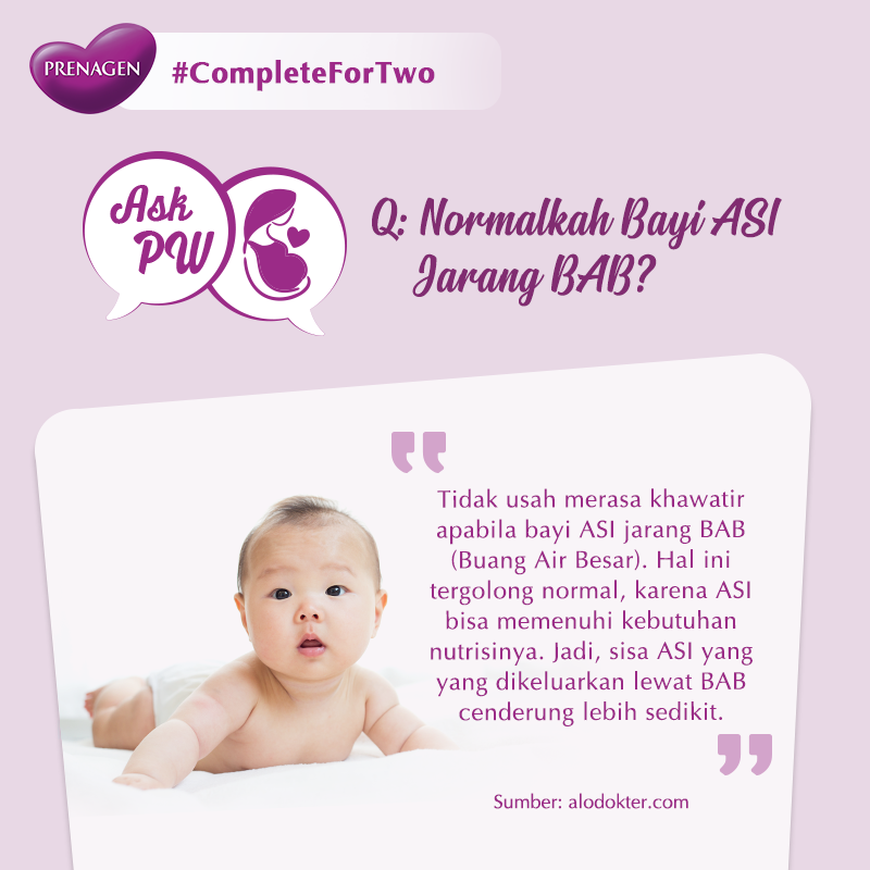 tvOneNews's tweet photo. Frekuensi BAB bayi emang jadi salah satu indikator kesehatan tubuhnya. Lalu, gimana dengan bayi yang cuma mengonsumsi ASI karena biasanya lebih jarang BAB? Simak penjelasannya yuk!

https://t.co/sryVuc24eK @prenagenworld #CompleteForTwo #SayYesToASI https://t.co/DzuZV1D44v