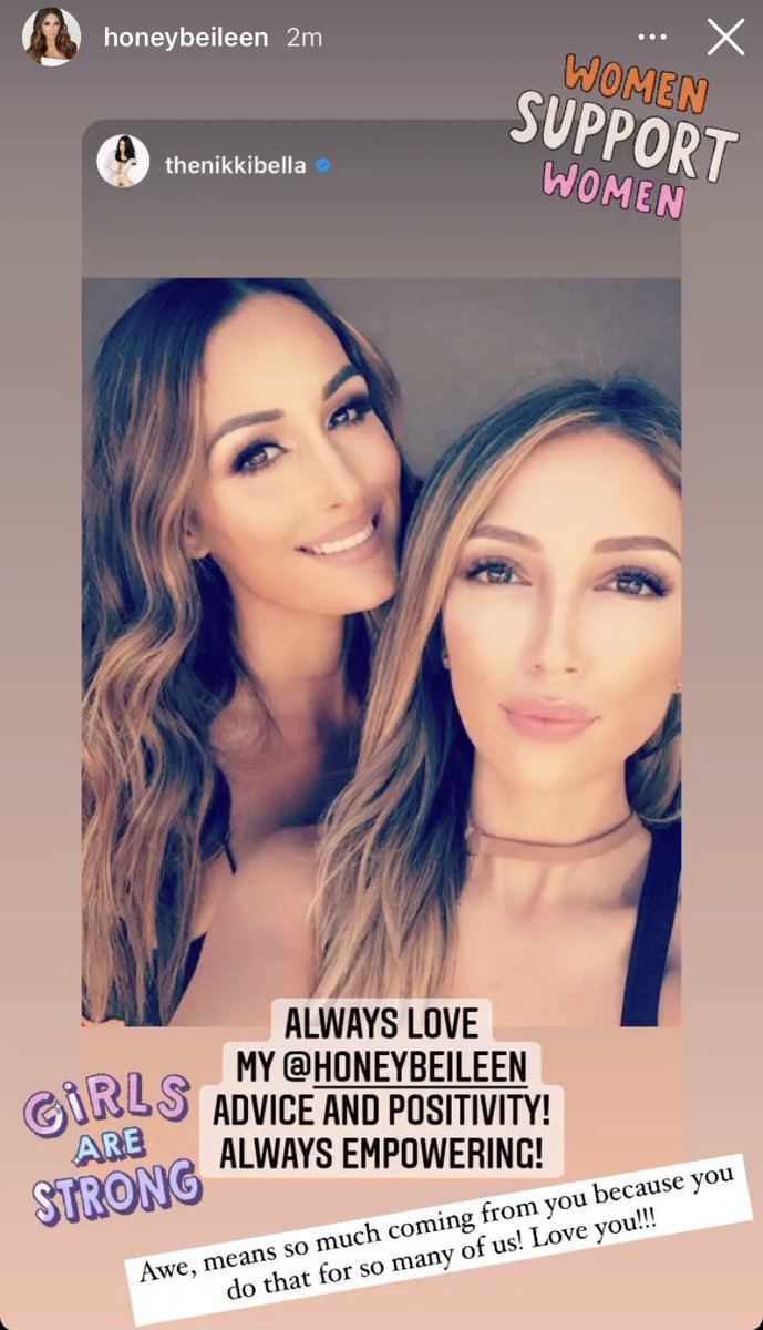Yes she does! Nikki Bella is such a vibrant and bright light. Who always encourages,supports and empowers women every single day! https://t.co/iTFXe3qPAm