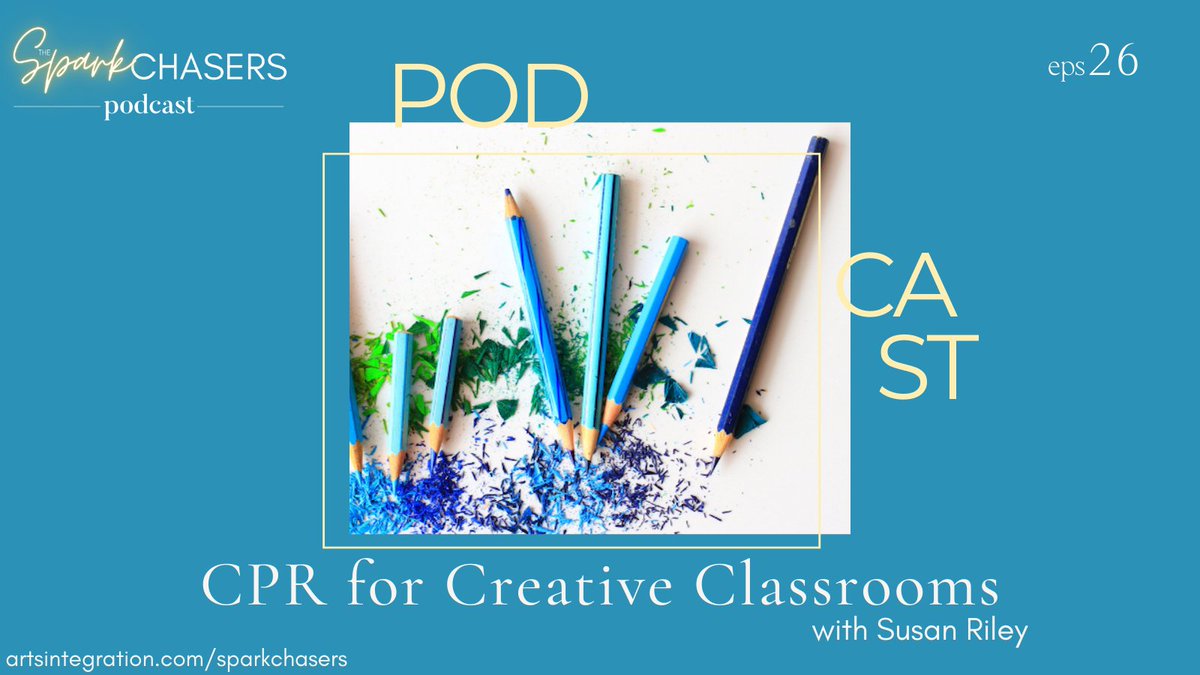 artsintedu's tweet photo. Learn how to save time in your curriculum & increase success with #artsintegration and #STEAM. Check out the new ep of #Sparkchasers and earn #PD! | https://t.co/S5EhopWkYg
#creativeclassroom #k12 #teachers #teachtogether #edutwitter #podcastEDU #edchat #artsed #artseducation https://t.co/krl0NB1Okx