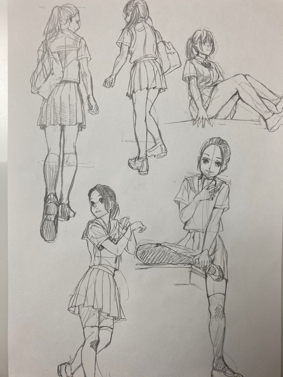 ぷらくてぃす
バイオーグトリニティ模写
あおりモーション ドローイング 