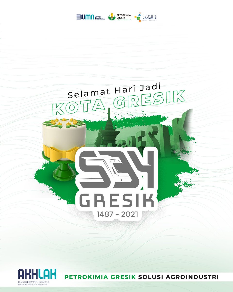 petrogresik's tweet image. Sahabat Petro dari Gresik mana suaranyaaa? 
Kota kita tercinta sedang ulang tahun ke-534 tahun nih!😁

Yuk bubuhkan ucapan selamat kalian untuk kota kita.. apa sih harapan Kamu Sahabat? 😙

 #Agrosolutions #AgroSolution  #HariJadiKotaGresik #HariJadiGresik #534TahunGresik