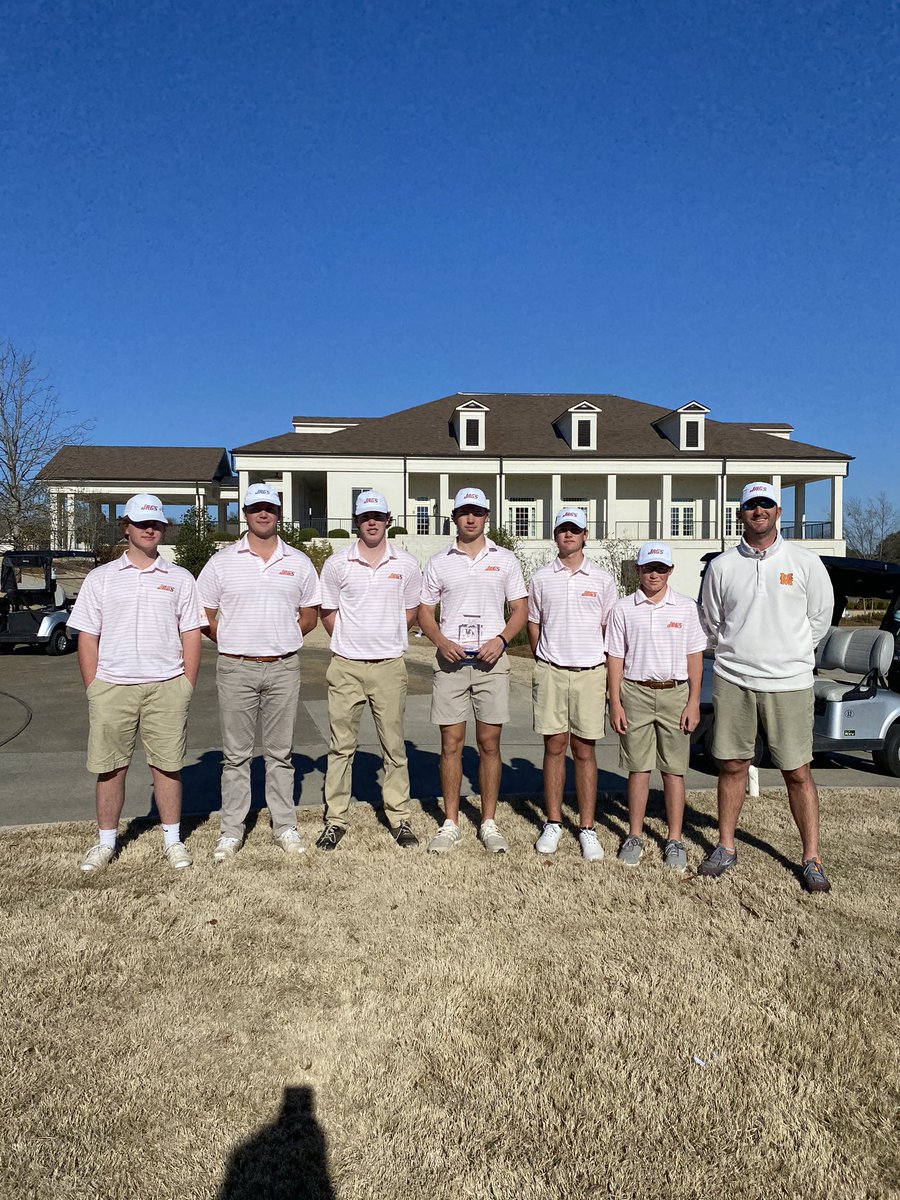 MCJagsGolf's tweet photo. Jags post a season low team total of 304 en route to a runner-up finish in the Jackson Academy Invitational @ReunionGandCC! https://t.co/ukwO6464PH