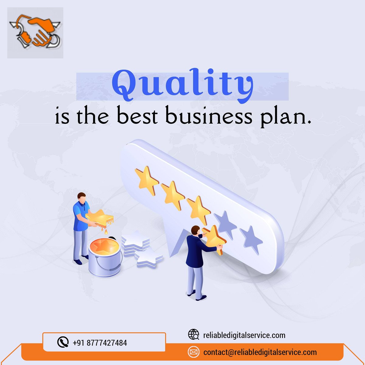 DigitalReliable's tweet photo. Quality is never an accident; it is always the result of high intention, sincere effort, intelligent direction and skillful execution; it represents the wise choice of many alternatives.

#digitalmarketing #reliabledigitalservice https://t.co/YLtZXbcctn