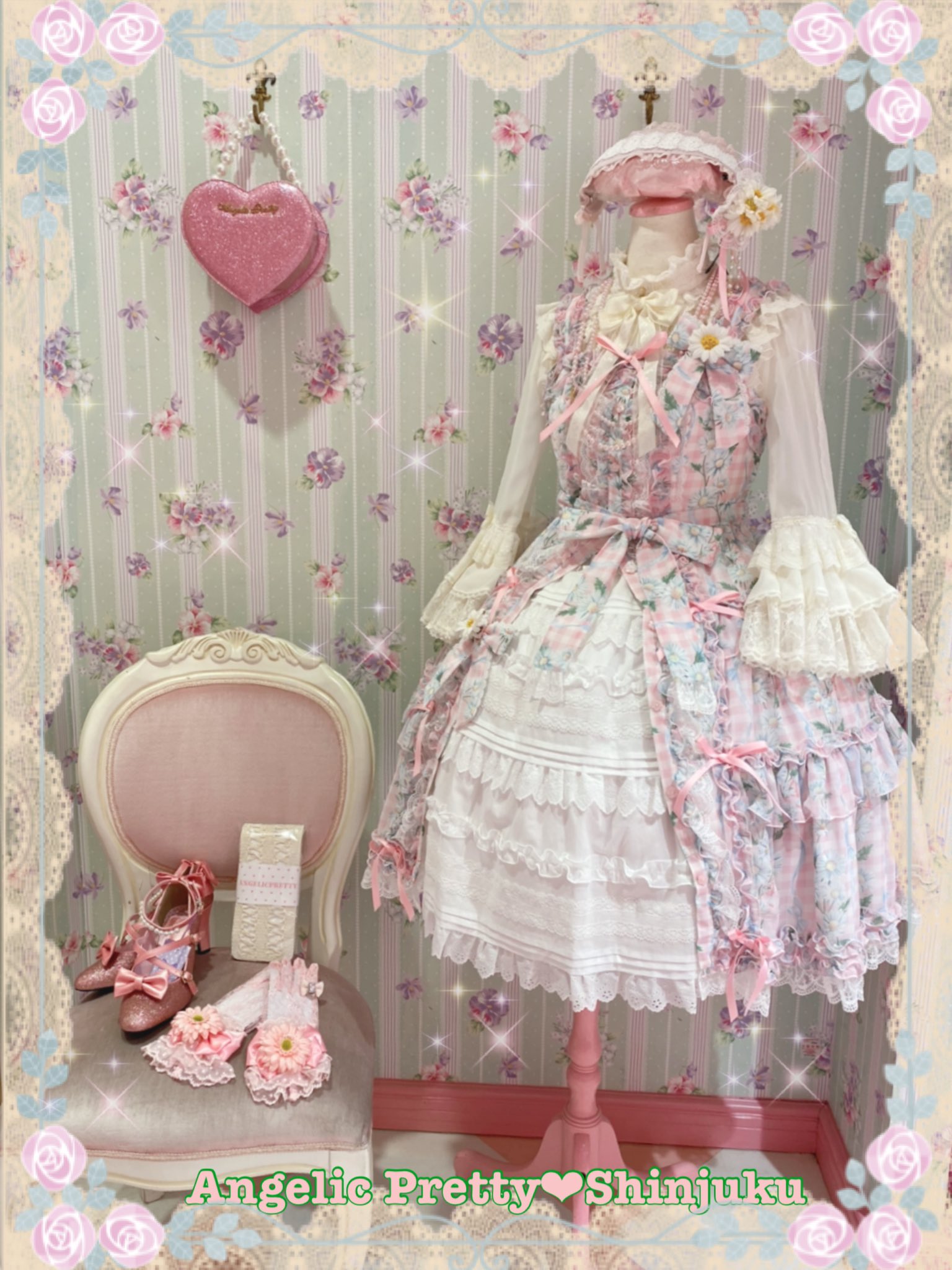 Angelic Pretty 花柄 ジャンスカ