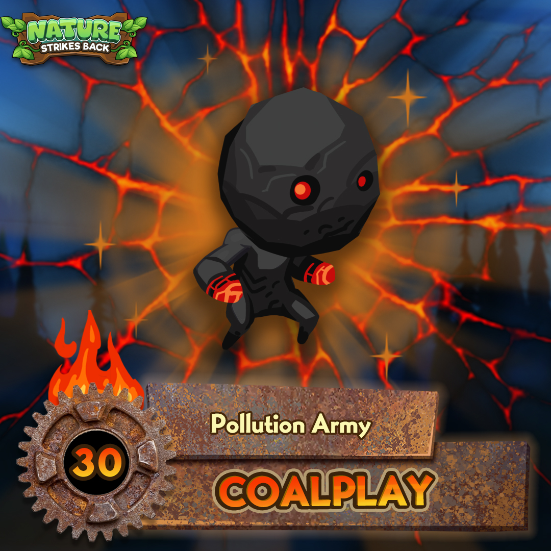 nature_strikes's tweet photo. ☠️COALPLAY☠️ from the evil Pollution Army is invading the Natural world🙉🙊🙈

Play Nature Strikes Back for FREE to 🛑STOP🛑 COALPLAY from entering the DEEP EARTH! https://t.co/CgxG7yXBAV
