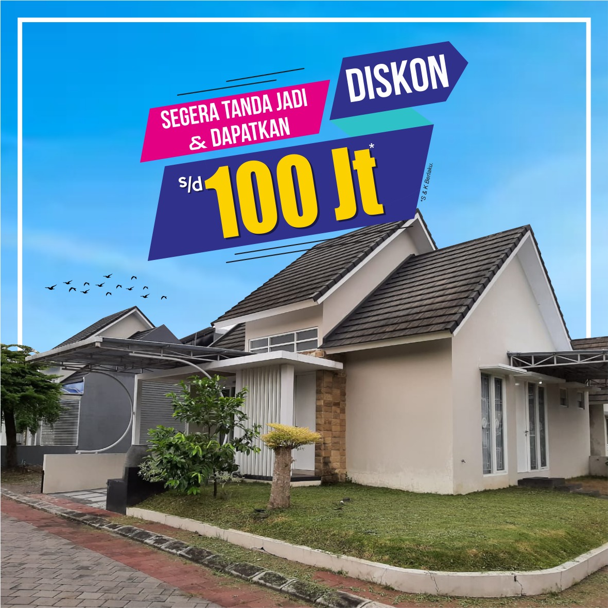 merapiarsita's tweet photo. Promo khusus bulan ini, segera tanda jadi dan dapatkan DISKON s/d 100 JUTA . Hunian mewah di Green Kuantan Residence Yogyakarta.

• Dekat Rumah Sakit
• Dekat Pasar
• Dekat Kampus UMYMercu Buana 
• 9 menit dari Ringroad

#rumah #rumahminimalis #rumahjogja #rumahmewah https://t.co/Y5jX33Jfd2