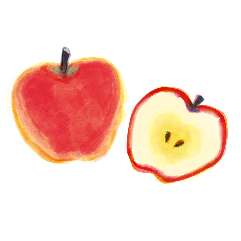 ふくおかまこ イラストレーター 本日もfresco練習 今日はラフランス Adobefresco イラスト ラフランス