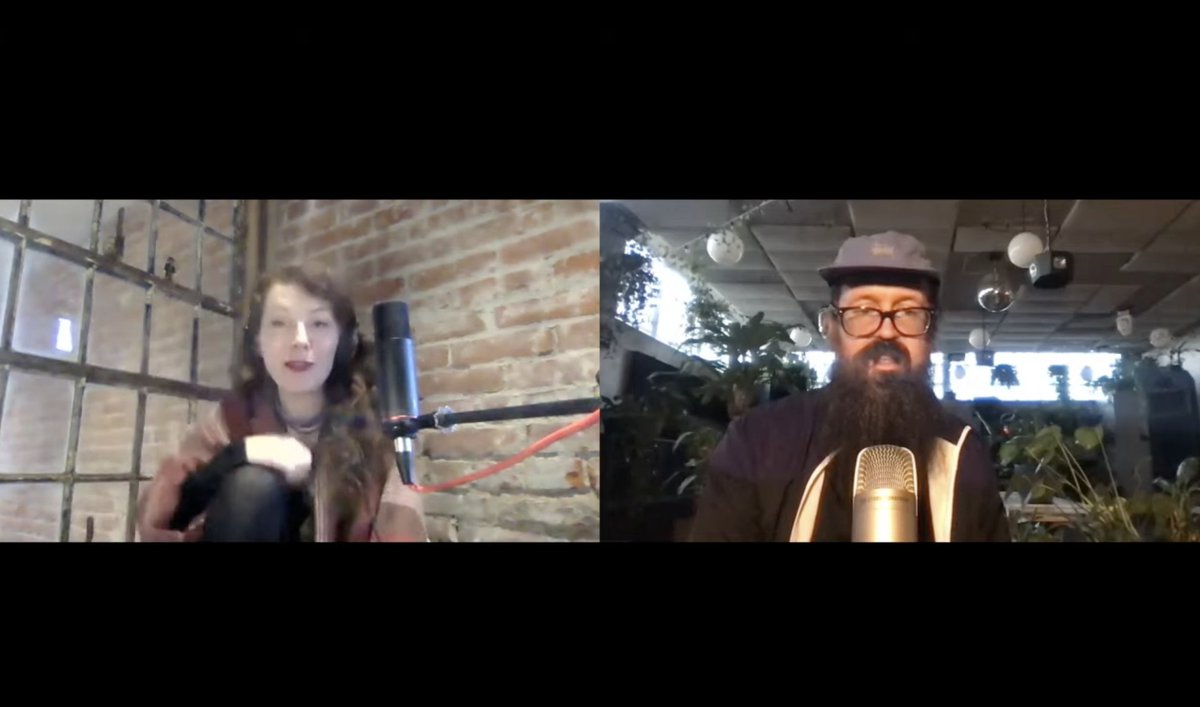 HAPPENING LIVE: <a href="/xMAdMx/">Melissa Auf der Maur</a> in conversation with <a href="/H0l0Nyc/">H0l0_NYC</a> on founding Basilica Hudson, her roots as a Canadian rock artist, environmental advocacy, what led her to #HudsonNY &amp; more. Watch now: bit.ly/ARTEMERGENCEpt1