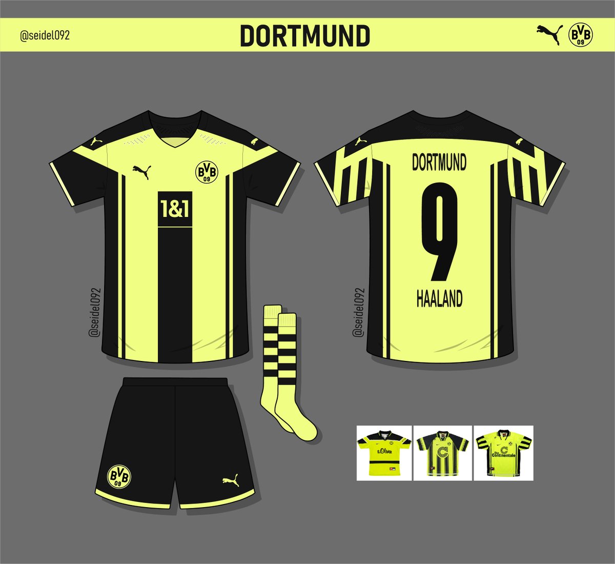 seidel092's tweet photo. No participa por estar fuera de plazo, pero acá va lo último con el #Amarichenzo.

Borussia Dortmund Mix Kit(? x Puma https://t.co/6cU449s1su
