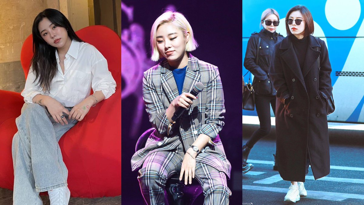 wheeix's tweet photo. “... when it comes to clothing styles, there's no fixed styles. she goes for a variety of style.” -Moonbyul talking about Wheein https://t.co/2NG9ttIhie