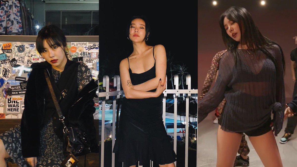 wheeix's tweet photo. “... when it comes to clothing styles, there's no fixed styles. she goes for a variety of style.” -Moonbyul talking about Wheein https://t.co/2NG9ttIhie