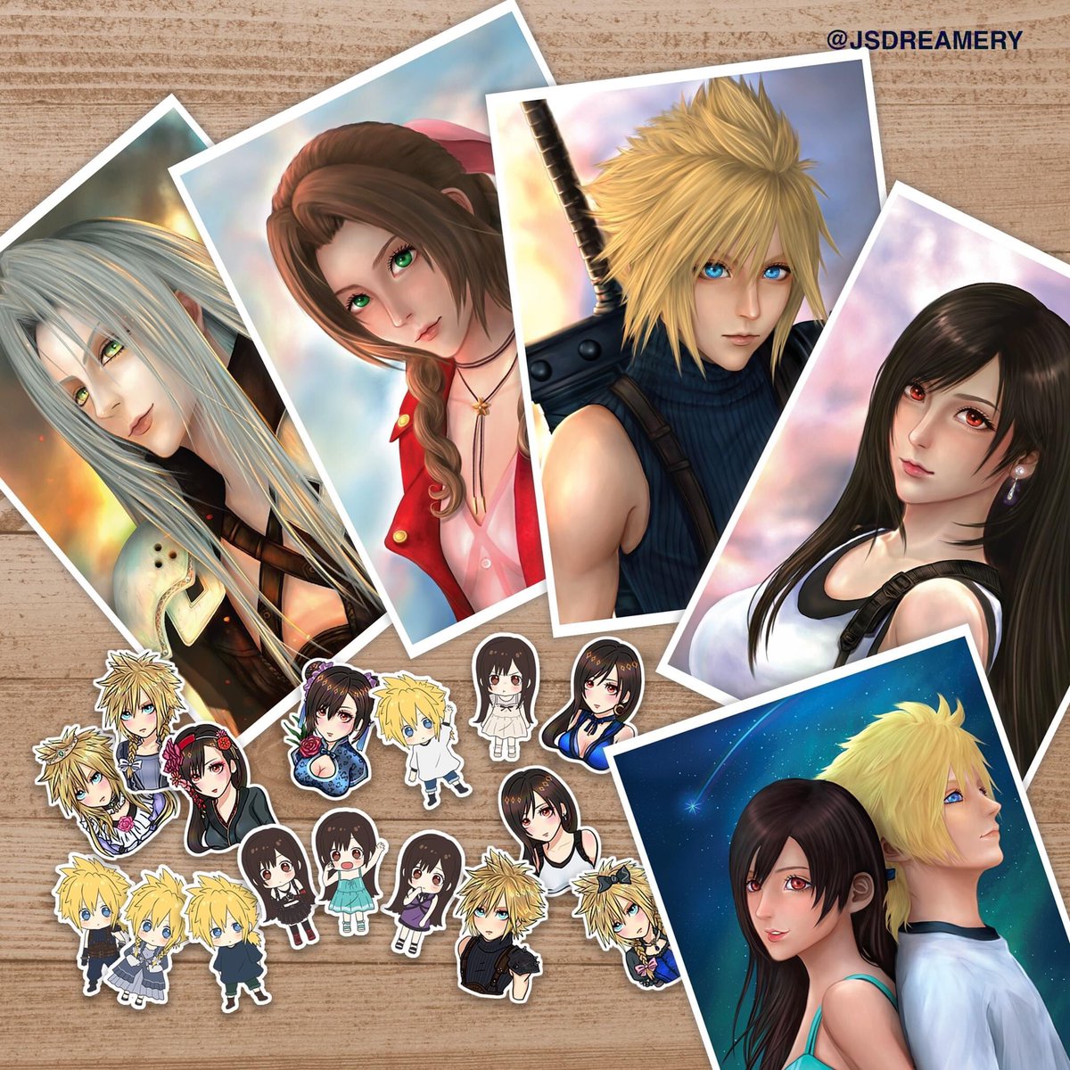 jsdreamery's tweet photo. RTS APPRECIATED 🙇♀️💕
⚠️FF7R Prints and Stickers⚠️
📥 Order form (Link in bio)
🕐 Until 22 March 10PM GMT
🌍 Worldwide
#animeart #art #FF7リメイク #イラスト #ファイナルファンタジー #FinalFantasy #artcommunity #ff7r #FF7Remake #homemadeart #Cloti #gameart #セフィロス https://t.co/c6YSV3qTZK