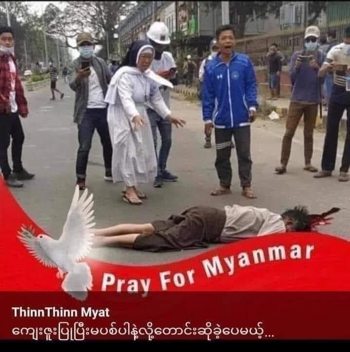 UToeeAung1's tweet photo. #RejectMilitaryCoup https://t.co/9aRB5bBUKg
