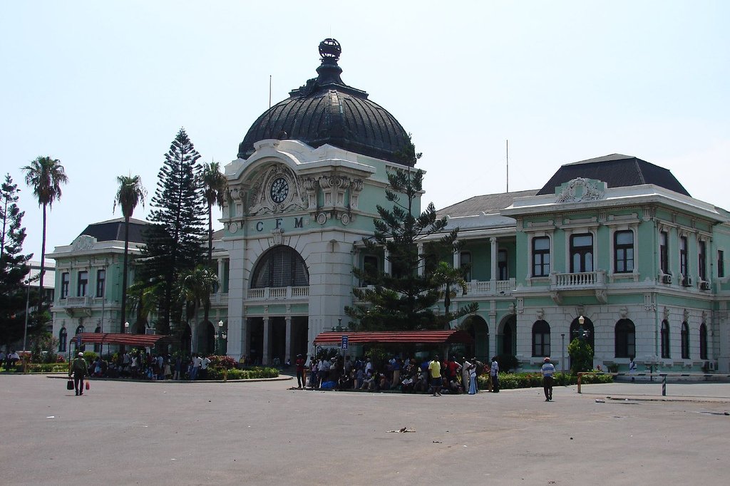 Mozambique designed by Gustave Eiffel (who also designed the Eiffel Tower). The other building is the Maputo train station in the capital of Mozambique, the city of Maputo. (Pictured below.) The Casa de Ferro is now an art gallery (it now has modern air conditioning.)