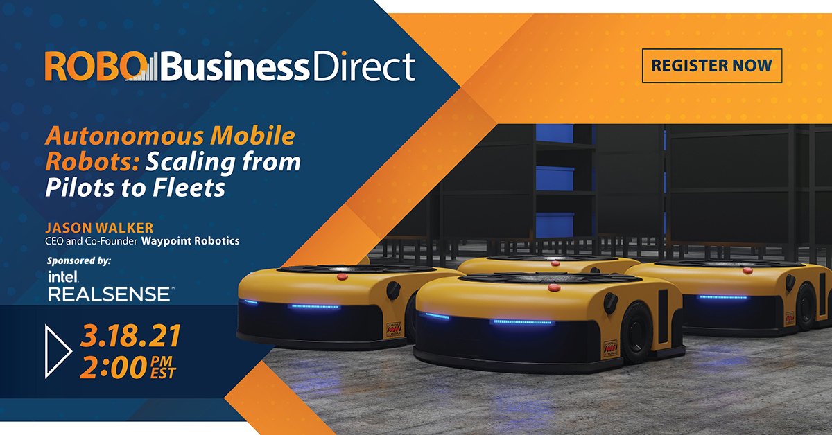 Robo_Business's tweet image. In this roundtable discussion, attendees will learn from #solutionsproviders and industry experts about critical #AMR scaling challenges and solutions. Save your seat NOW: bit.ly/2Lubs8Q

#robotics #AMRs #AutonomousMobileRobots #MobileRobots #FreeWebinar #fleetmanagement