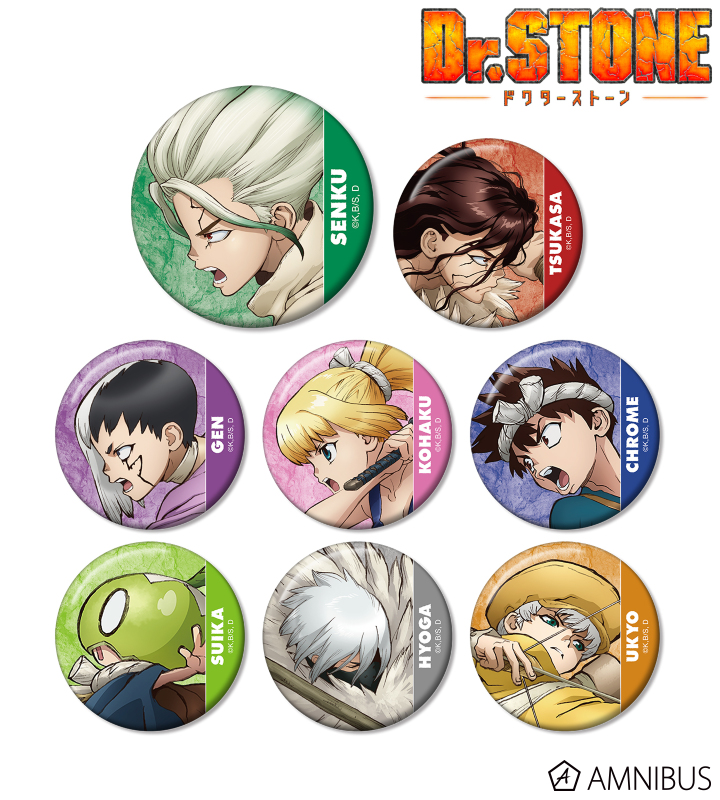 Dr.STONE ヴィレッジヴァンガード　アクリルバッジ　5種コンプ Dr.STONE×ヴィレッジヴァンガード】アクリルバッジ≪単品≫（全5