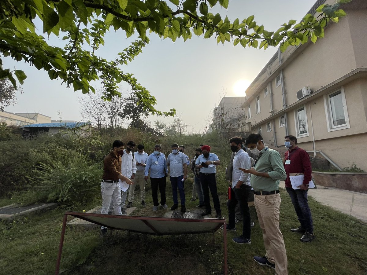school_waterCSE's tweet photo. #Advanced Training on #DWWTS & #FSSM
Day started with campus tour of #AAETI . @DadhichJp explaining different technologies on grey water and black water treatment applied in campus
#water #ConsentMatters #excreta #MALKAHAL @TNUSSP @BMGFIndia @ASCIMEDIA @bbcmaIND @indiawater https://t.co/uAqaBNSVLy