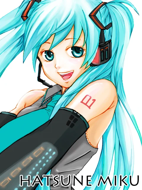 #ミクの日  2007年とか初期の頃めっちゃ聴いてたしめっちゃ描いてたなぁミクちゃん
