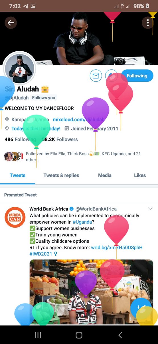 briankan7's tweet photo. Happy birthday to the #TurntableTerrorist @DjAludah π₯³π₯³π₯³π₯³π₯³π₯³ more life and blessings #10yearsOfSirAludah #WelcomeToMyDancefloor https://t.co/oIpTAWRzrG