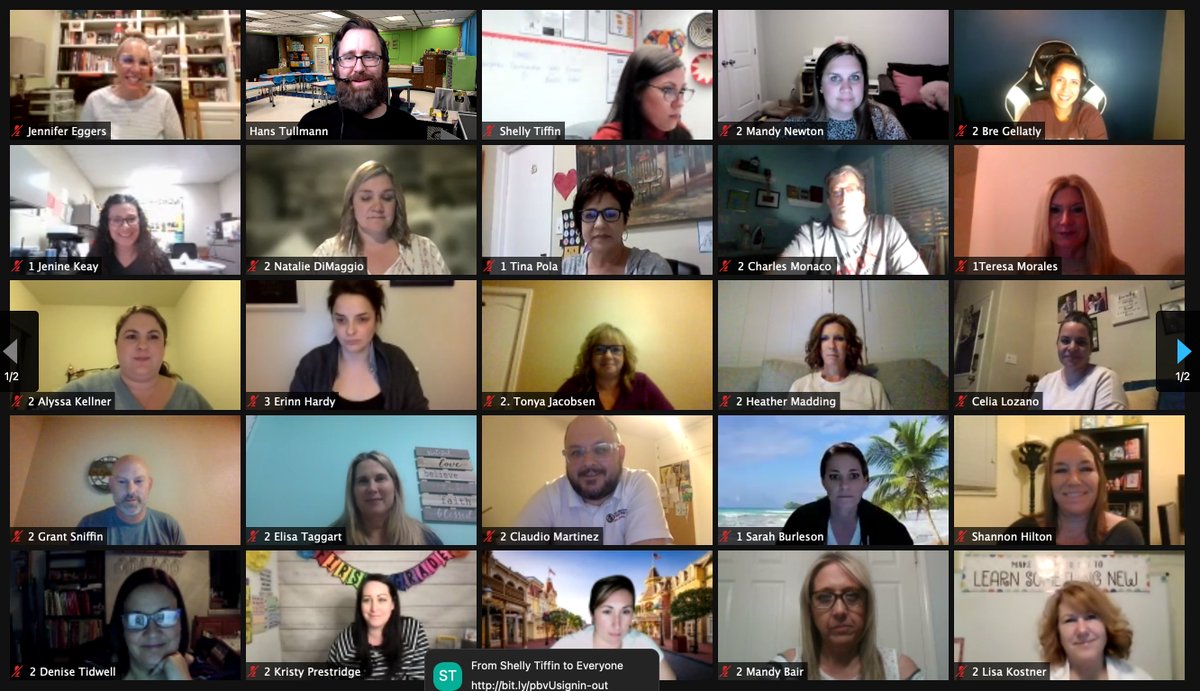 HansTullmann's tweet photo. Just had our @pbvUniversity #Google102 Week 2 Synchronous Session!  Great group of @PBVUSD Educators coming to learn #GoogleDocs and #GoogleDrawing!  Enjoying their enthusiasm to learn! #pbvU #WeArePBV https://t.co/hZCMI73KYM