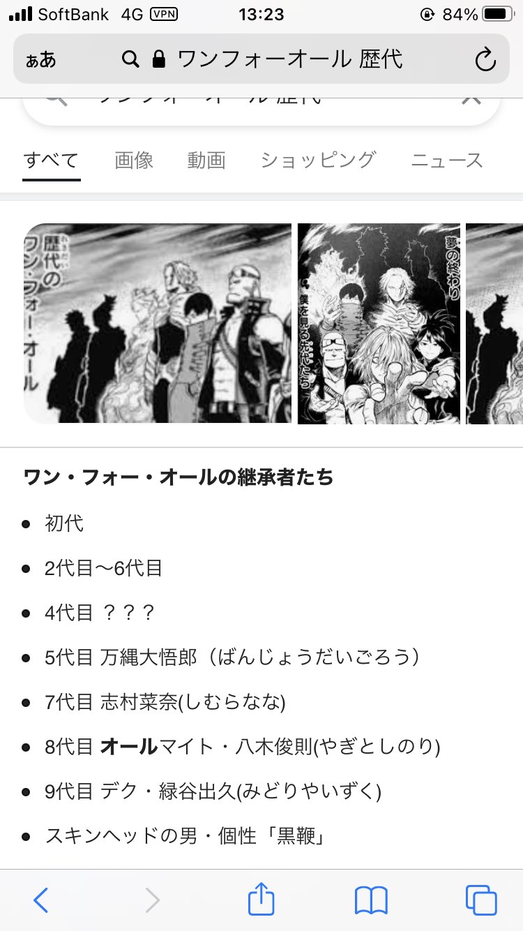 ばやし うわあああああ 今気付いた ワンフォーオールの継承者 代目ごとに数字入っとるやん 今更 オールマイトが 八 木で デクが出 久 9じゃないけど T Co Ldyzgavzmo Twitter