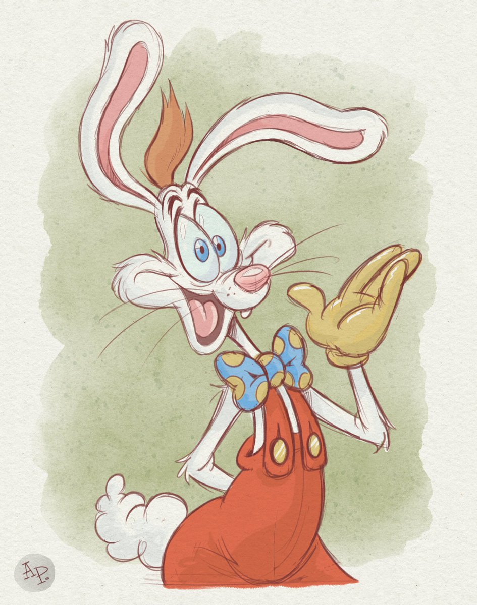I’ve become far too predictable with all these Daffy doodles - here, have a Roger Rabbit! ✏️ #Procreate