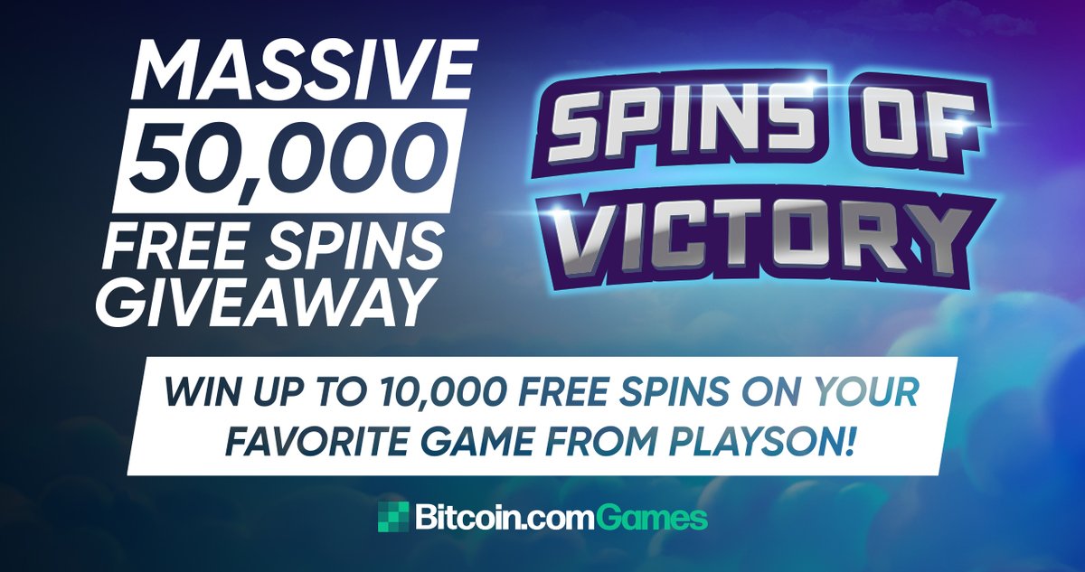 BitcoincomGames's tweet photo. 🌀💫✨Spins of Victory✨💫🌀

Play 30+ selected games and win up to 10,000 Free Spins on a game of your choice!

Top 50 will win from a prize pool of 50,000 Free Spins!

Start playing now👉https://t.co/OUgRWhNz2z

#Bitcoin $BTC #Casino #tournament https://t.co/c5YD2tWIuY