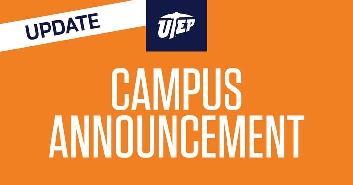 UTEP's tweet photo. Update for Monday, March 8, 2021: Our team has continued to work on prioritizing and restoring our systems. Earlier today, Blackboard became operational and online classes were able to resume as scheduled. (1 of 3) https://t.co/u6eKSVAKQQ
