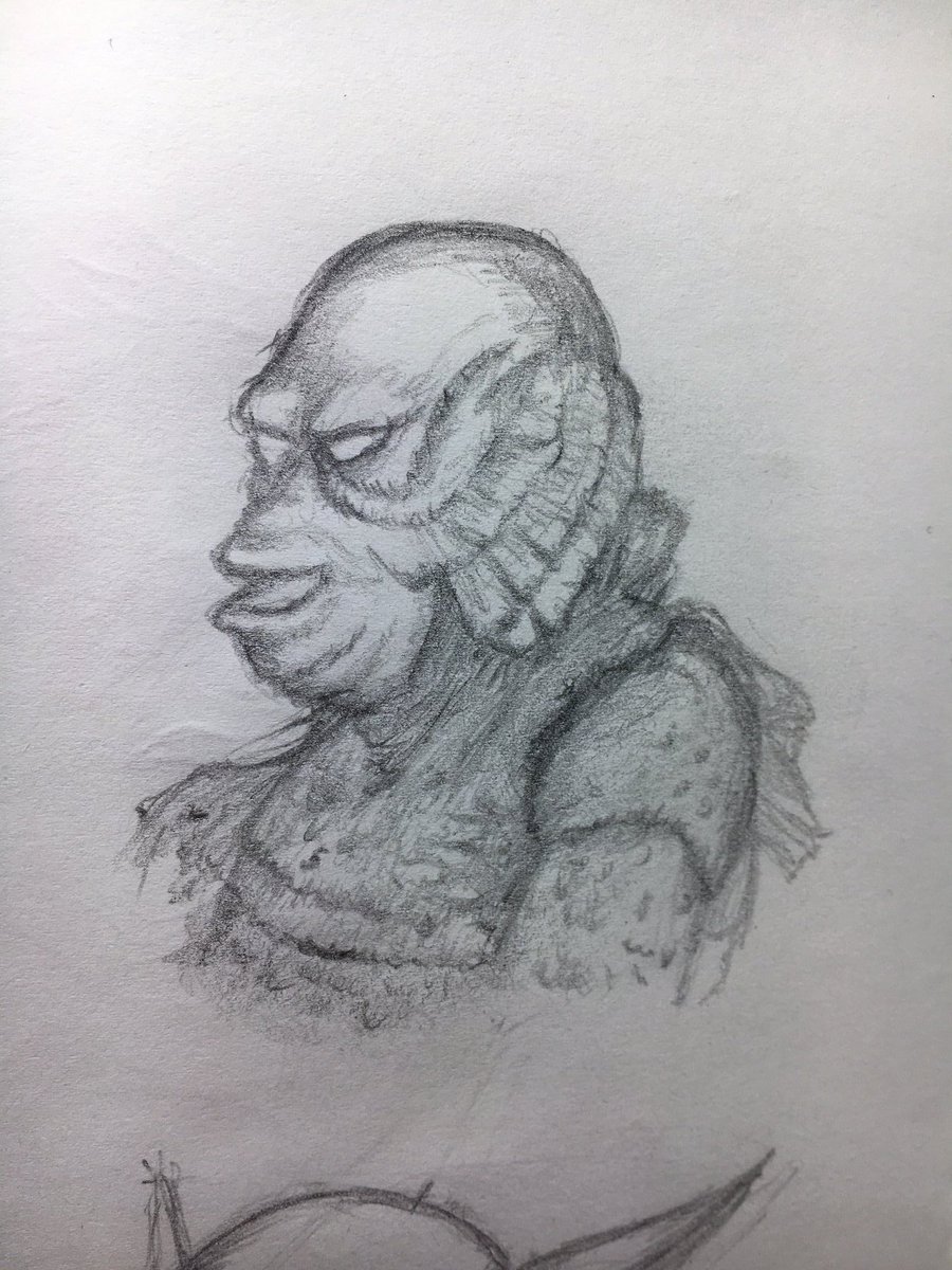 DougGra38399255's tweet photo. Should be sleeping, but doodling in the sketchbook, giving Mr Mignola's Zoola Queen of the Bat People a spin with a pencil #doodles #pencilsketches #sketchoftheday #zoola #zoolaqueenofthebatpeople https://t.co/YX3IdniJom
