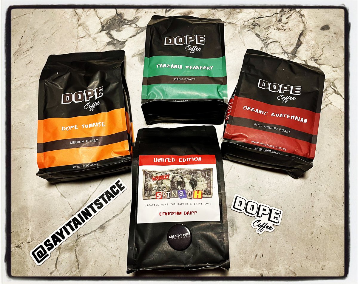 teaaddict13's tweet photo. My latest acquisition and yes I totally ordered from them because of the hella fun name.
#Coffee #DopeCoffee #Caffeind #CaffeineAddict #BlackOwnedBusiness #SupportBlackOwnedBusinesses https://t.co/EF0gsu0asA