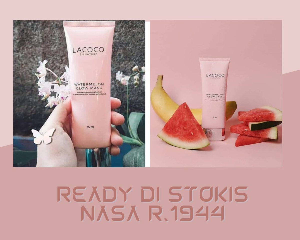 NasaReville's tweet photo. WGMASK... LACOCO NASA😉

Masker wajah TANPA BILAS 😍

🌿 Meningkatkan Elastisitas Kulit 
🌿 Mencerahkan Kulit Secara Maksimal 
🌿 Melembabkan Kulit 
🌿 Memudarkan Bekas Jerawat 
🌿 Melawan Tanda Tanda Penuaan Pada Wajah https://t.co/ako6kavspv