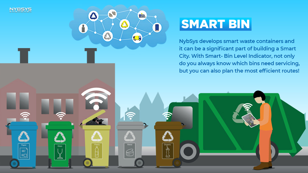 nybsys's tweet photo. To come out of the traditional ways of ensuring waste collection #Smart_Bin is the answer now! #NybSys develops smart waste containers and this device can be a significant part of building a Smart City.
More: https://t.co/8oF0rplyy2
#nybsysteam #SmartCities #IoT #tech #recycling https://t.co/CTnoLfc4NV