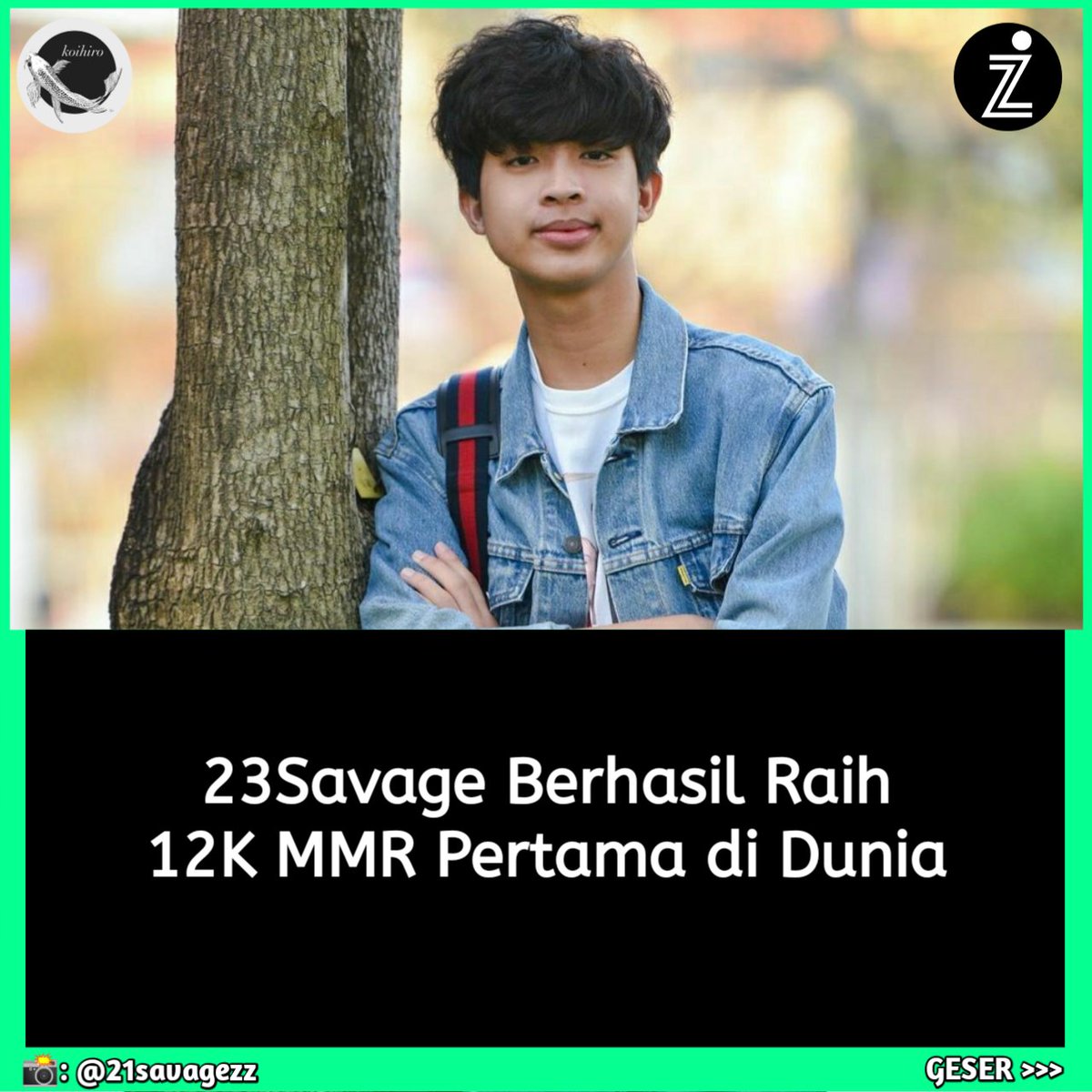 infozonegame's tweet photo. GOKIL!! Di umur 19 tahun udah dapet 12k MMR
Makan apa ni bocah cok!
.
#23savage #12kmmr #mmrdota2 #mmrdota #dotaindo #dotaindonesia #dotaindonesia2 #dotaindo2 #dotaid #dota2indo #dota2indonesia #dota2indonesian #dota2id https://t.co/AHXEtwVKNi