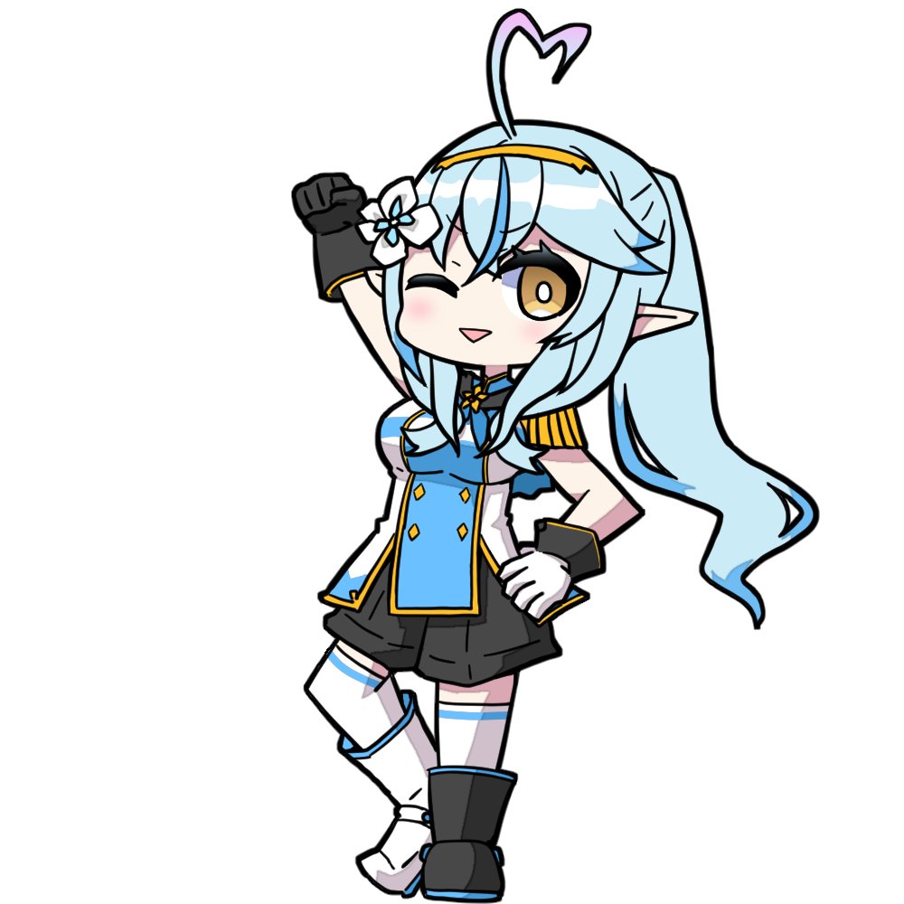 雪花ラミィ 「#LamyArt
サクラミィバクシンオー 」|honmirinのイラスト