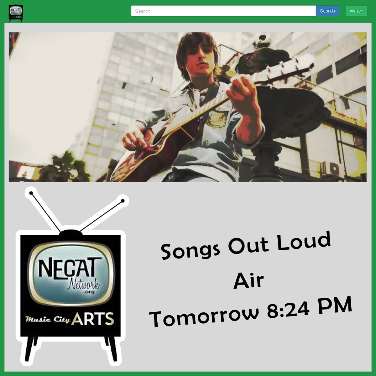 Songs Out Loud on air! Songs Out Loud will be on air tomorrow 8:24 PM on <a href="/musiccityarts/">Music City Arts</a> Do not miss it!!

#RoughMinds #JosemaGanz #SongsOutLoud #musiccommunity #musicnews #musicvideos #videopromotion #promotionvideo #officialmusicvideo
