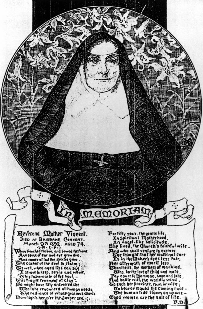 lorraineelizab6's tweet photo. Mother Mary Vincent Whitty, R.S.M. (1 March 1819 near #Oylegate, Co #Wexford-9 March 1892 All Hallows' Convent). In Brisbane, QLD, Australia; @mercyworldwide 8 yrs after Catherine McAuley founded. 20 convents/26 schools! Built @MaterNews hospital! 🪦Nudgee https://t.co/hQqcBZmuoO https://t.co/oziOZcHPLU