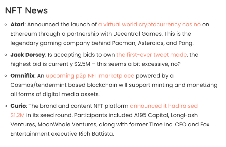 OmniFlix Network ⚛️🎬 (@omniflixnetwork) on Twitter photo 🗣️<a href="/OmniFlixNetwork/">OmniFlix Network ⚛️🎬</a> in the news!
🔥Monday's issue of the #DeFi & #NFT newsletter, dExplain.com, covers NFT news from <a href="/atari/">Atari</a>, <a href="/jack/">jack</a>, @curioNFT & OmniFlix!
URL👉 dexplain.com/magic-8/
sMOKE by <a href="/Crypt0Art/">CryptoArt / RAREZO</a> looks rad! Great way to ft. artists! Keep at it team💪 🗣️<a href="/OmniFlixNetwork/">OmniFlix Network ⚛️🎬</a> in the news!
🔥Monday's issue of the #DeFi & #NFT newsletter, dExplain.com, covers NFT news from <a href="/atari/">Atari</a>, <a href="/jack/">jack</a>, @curioNFT & OmniFlix!
URL👉 dexplain.com/magic-8/
sMOKE by <a href="/Crypt0Art/">CryptoArt / RAREZO</a> looks rad! Great way to ft. artists! Keep at it team💪