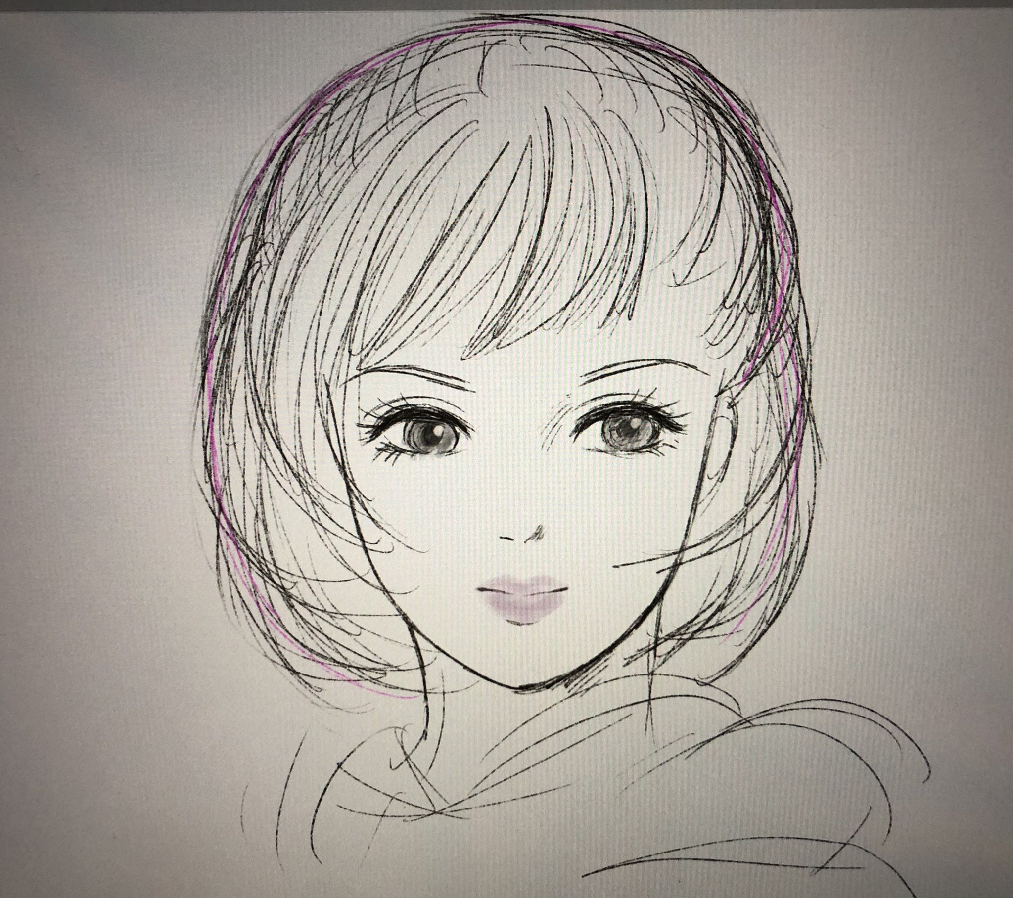ぴよこ 最近色んな人のイマドキ可愛い顔のイラスト見て参考にしたり練習したりして 自分がどんな顔 描きたいのか分からなくなってきた 私は私の顔でいいんだろうけど 目大きすぎたなー でもくちびるは可愛く描けた気がする T Co P5fxy7po8c Twitter