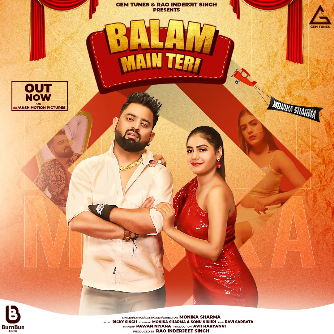 GemTunes's tweet photo. https://t.co/yrxQdat7p8
Balam Main Teri by Monika Sharma Official Video Out Now🔥🔥
Produced By Rao Inderjeet Singh
Keep Share And Support 🙏 https://t.co/L6kLY5wU2B