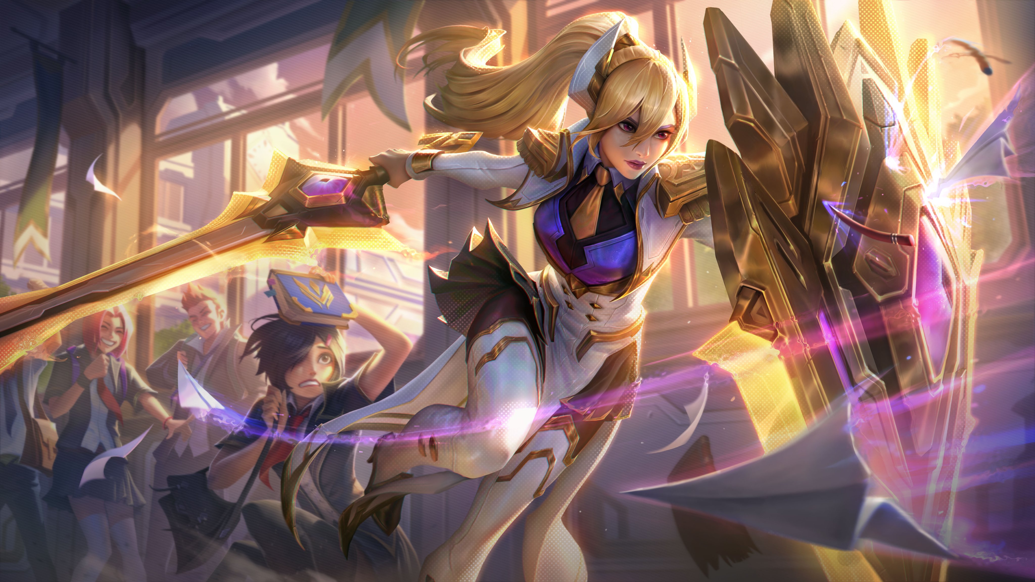 Battle Academia Leona Prestige Edition Skin