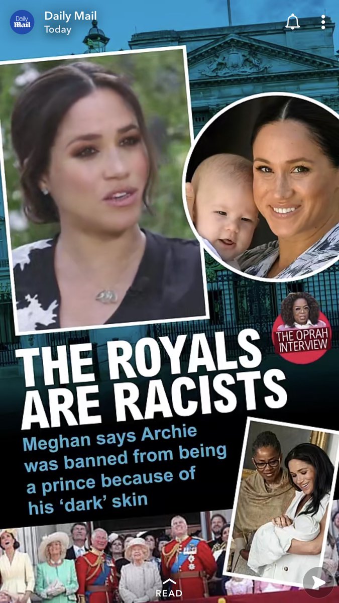 KateRedmond99's tweet photo. Honestly if this doesn’t sum up the English media I don’t know what does. Meghan &amp; Harry releasing their side of the story and Britain replying with ‘mEgHaN DidN’t LikE oUr bLaNkEtS’ https://t.co/vBCffDzAr1