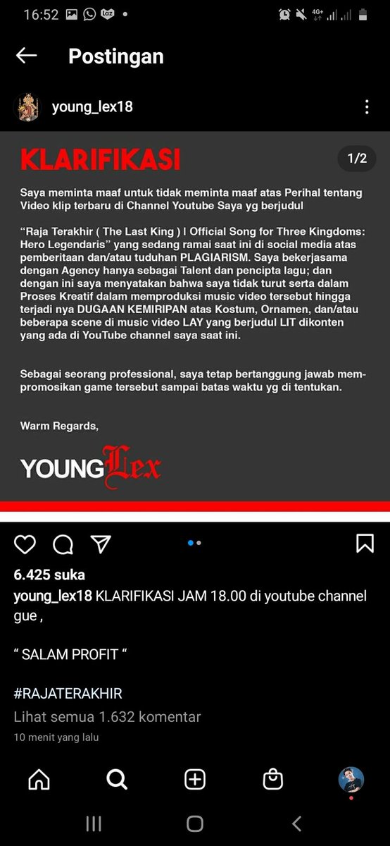 jodohmasSehun's tweet photo. Kata pihak game dia ga ikut ikutan, kata young lex dia ga ikut ikutan.
KO BLUNDER SIH JADI GIMANA NIH BOSS
#YounglexApologizetoLayZhang https://t.co/NQ1Q2IOmEo