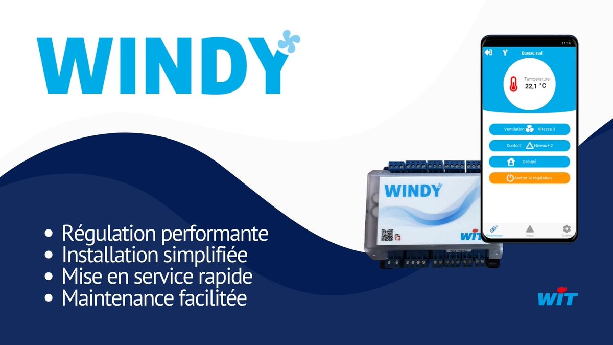 Rendre votre #bâtiment #confortable et #sobre en #énergie…?? C’est possible avec le #WINDY !
Un produit compact qui assure le confort et contrôle la température avec une #PrécisionOptimale 🔥❄️ et vous offre une #VueGlobale du bâtiment !
👀 En savoir + : lnkd.in/g-dqD3Z