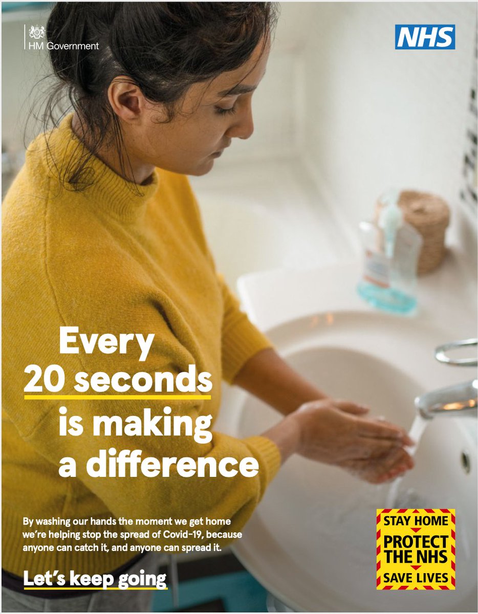 By washing our hands the moment we get home we're helping stop the spread of Covid-19. Let's keep going